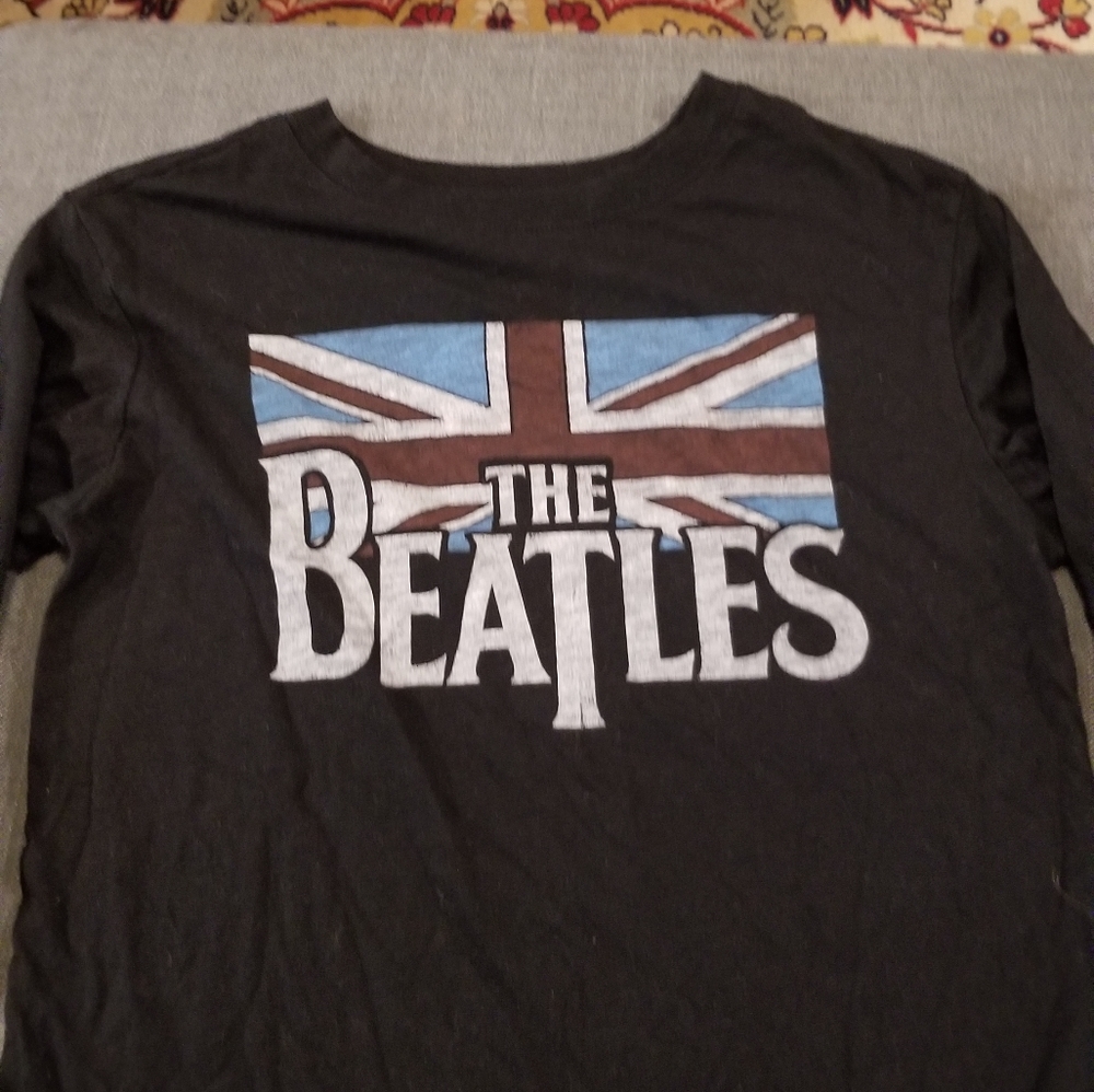 The Beatles British Flag T Shirt